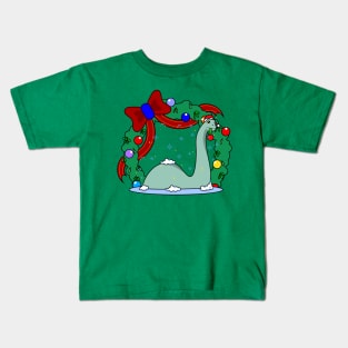 Gertie's Christmas Wreath Kids T-Shirt